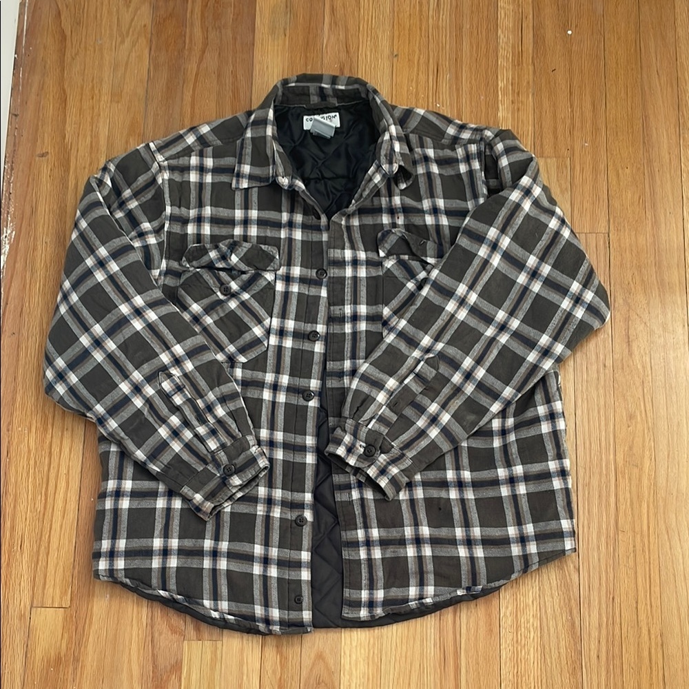Covington Wrangler Men’s Fleece Flannel Jacket